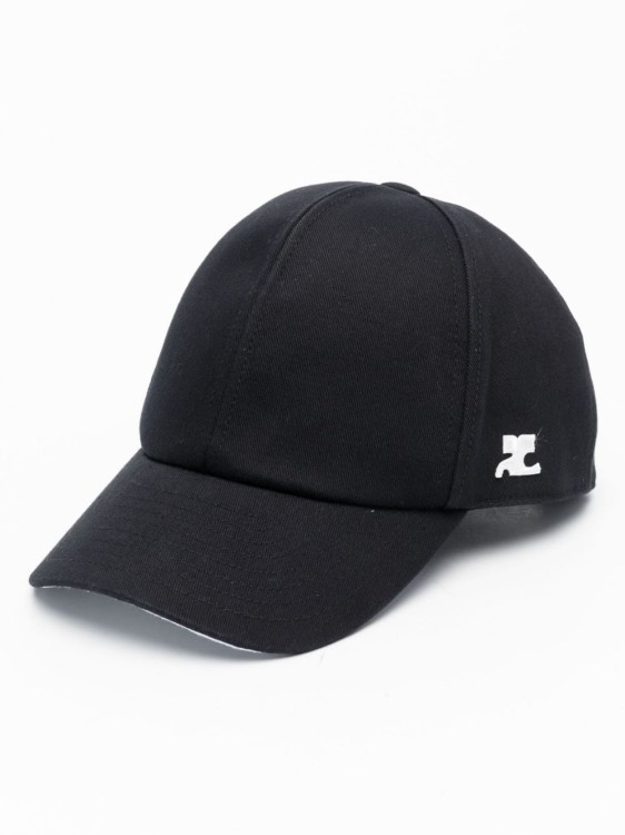Shop Courrèges Black Cotton Hat