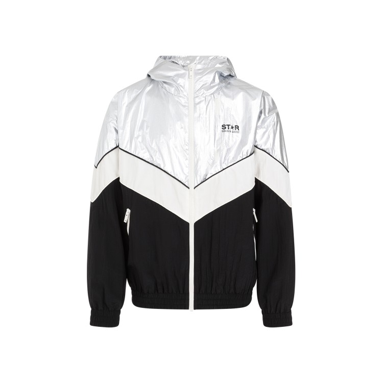 Shop Golden Goose Deluxe Brand Silver Windbreaker