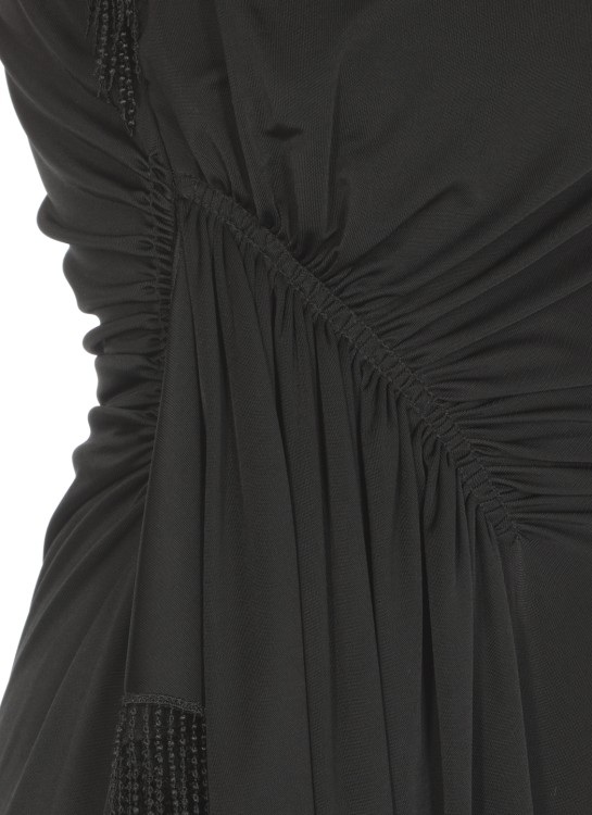 Shop Lanvin Black Viscose Long Dress