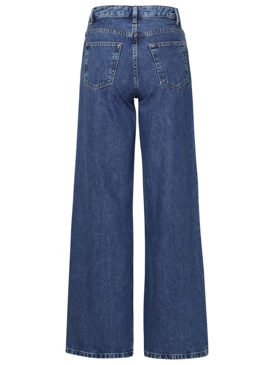 Shop Apc Blue Cotton Jeans