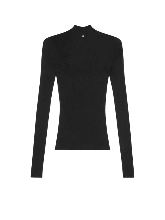 Shop Versace Slim Fit Cashmere And Wool Sweater In Black