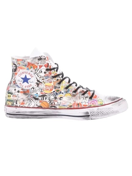 Chuck Taylor Hi Multicolour by Converse in Multicolor color for