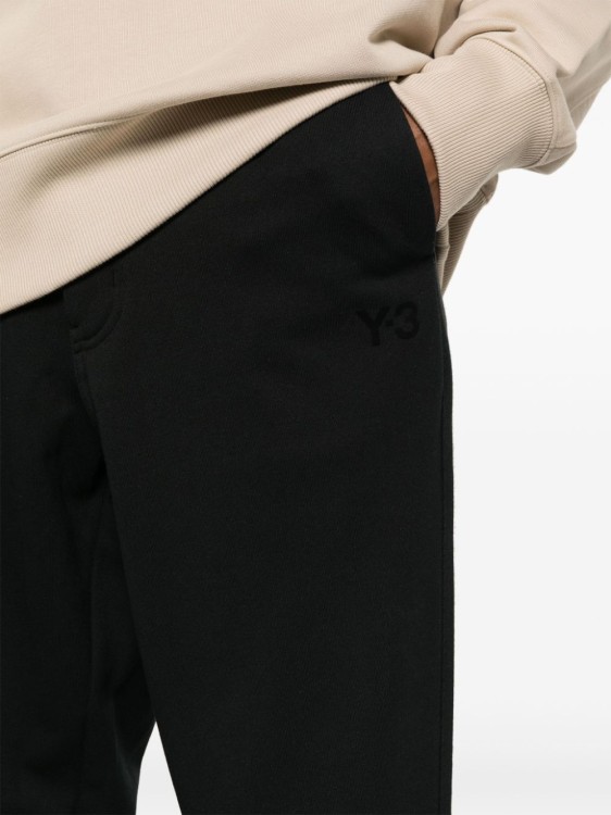 Shop Y-3 Black French Terry Cuff Pants