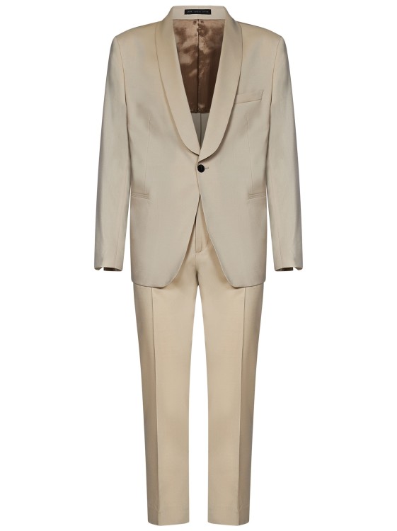 Shop Low Brand Sandshell-colored Wool Evening Suit In Neutrals