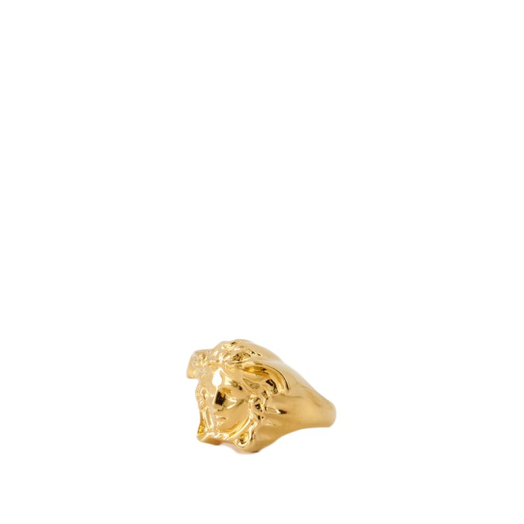 Shop Versace Medusa Ring - Metal - Gold In Not Applicable