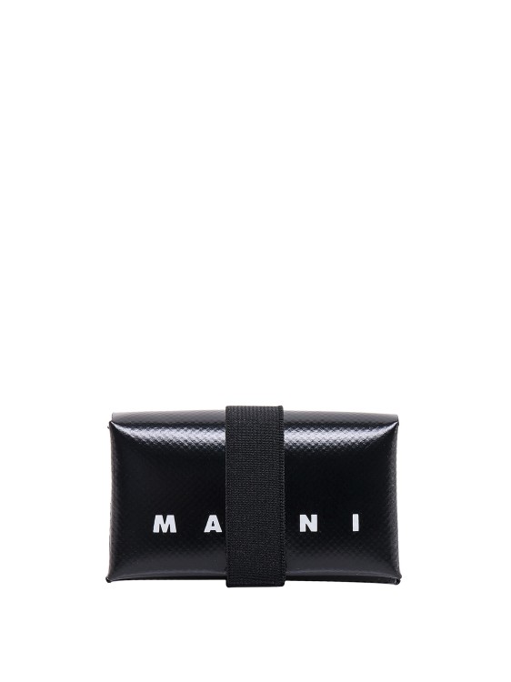 Marni Black Logo Wallet