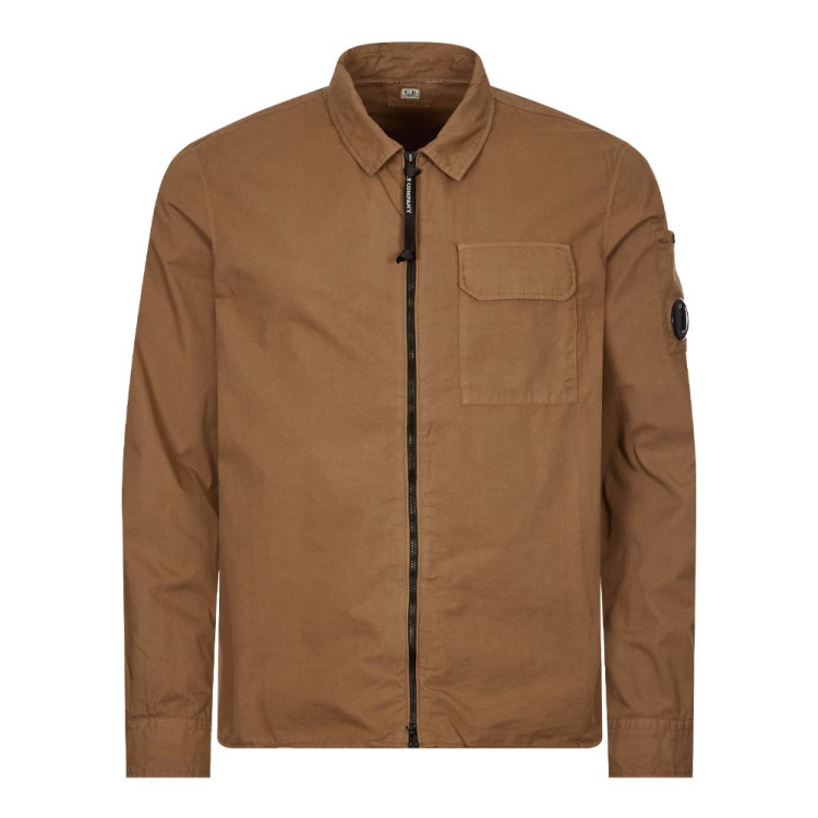 新品未使用 Unfil 20aw gabardine full zip overshirt