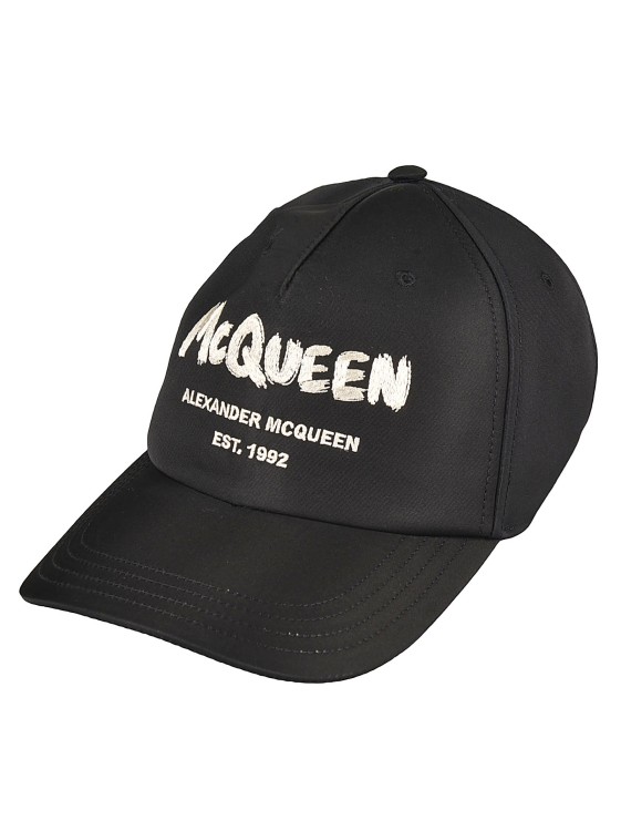 Shop Alexander Mcqueen Black Baseball Cap