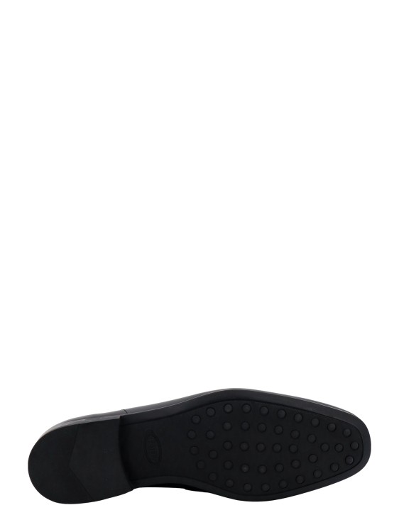 Shop Tod's Leather Loafer With Iconic Horsebit In Black