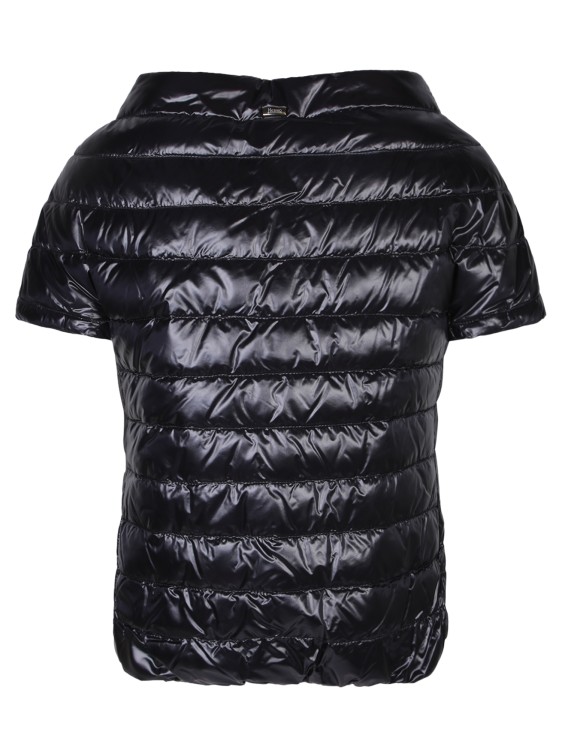 Shop Herno Cape Style Jacket In Black