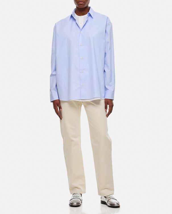 Shop Loewe Double Layer Shirt In Blue