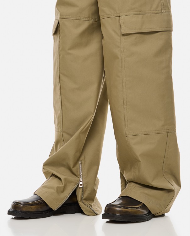 Shop Loewe Cargo Trousers In Gold