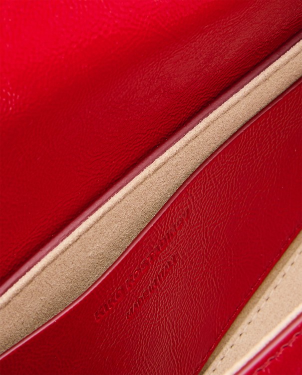 Shop Kiko Kostadinov Trivia Leather Bag In Red