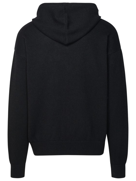 Shop Palm Angels Black Cashmere Blend Sweater