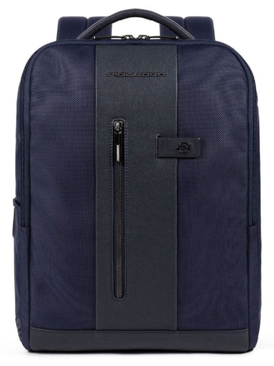 Piquadro Blue Backpack With Laptop & Ipad Storage