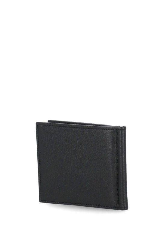 Shop Orciani Micron Leather Wallet In Black
