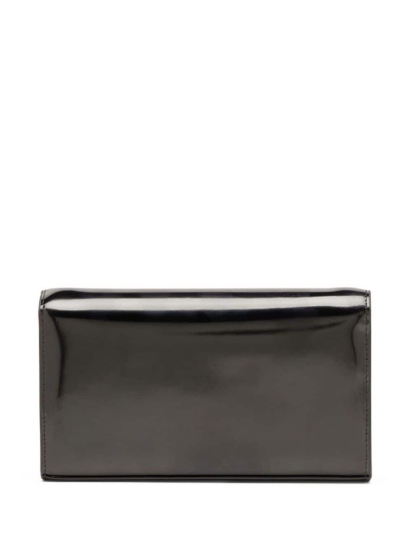 Diesel Polyurethane Wallet With Distinctive Logo Design And Multiple Compartments In Black