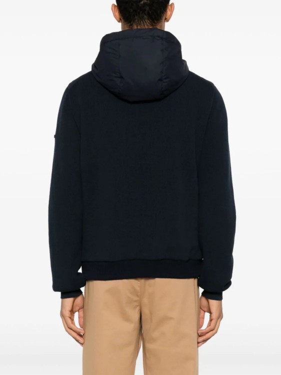 Peserico Panelled Hooded Jacket In Black