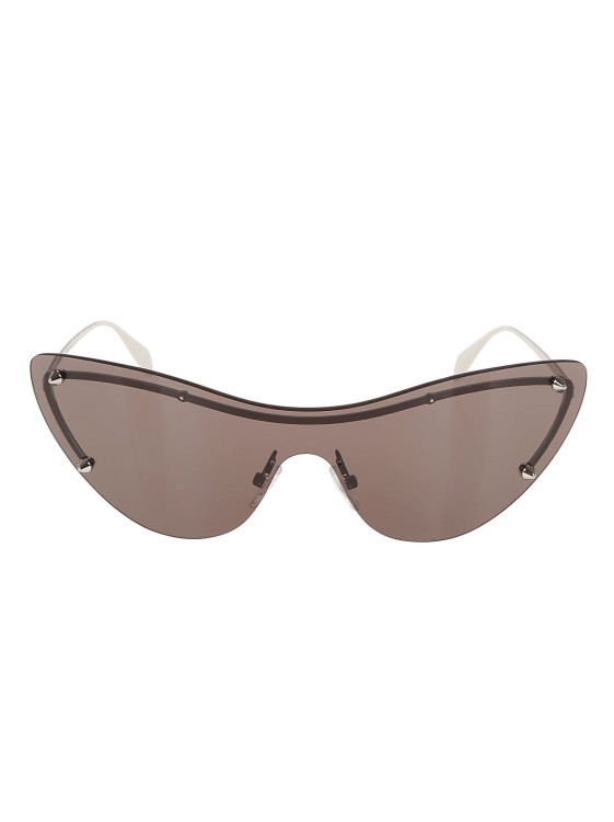 Alexander Mcqueen Frameless-design Sunglasses In Grey