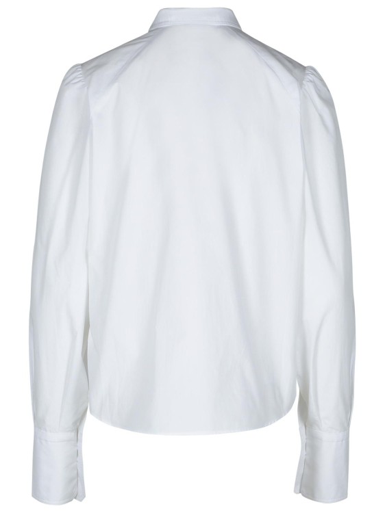 Patou Ascot White Cotton Blouse In White