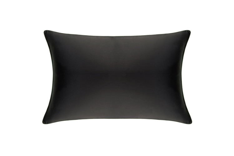 Shop Mayfairsilk Charcoal Pure Silk Pillowcase In Black