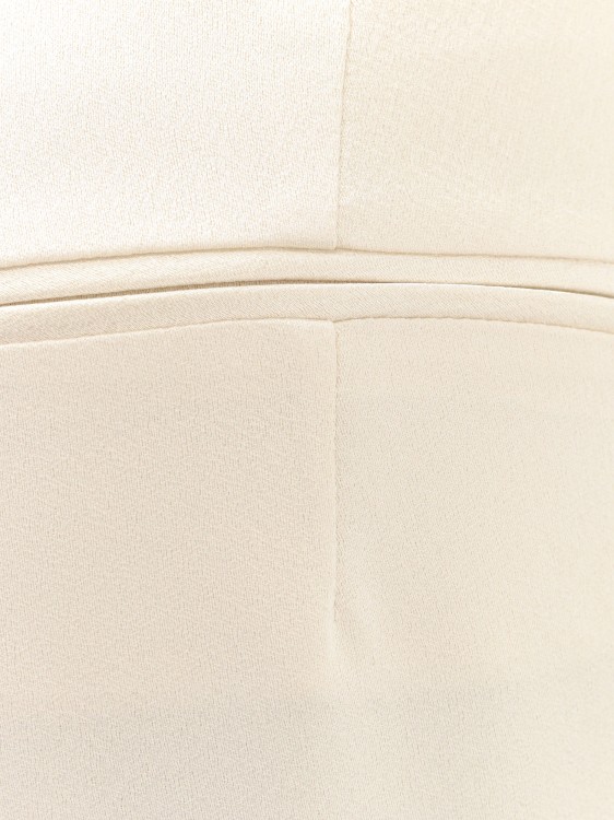 Shop Le 17 Septembre Satin Trouser In White