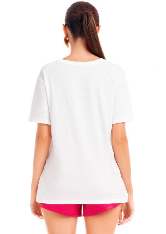Shop Walk Of Shame White Logo-embroidered T-shirt