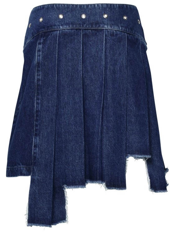 Shop Off-white Blue Demin Skirt