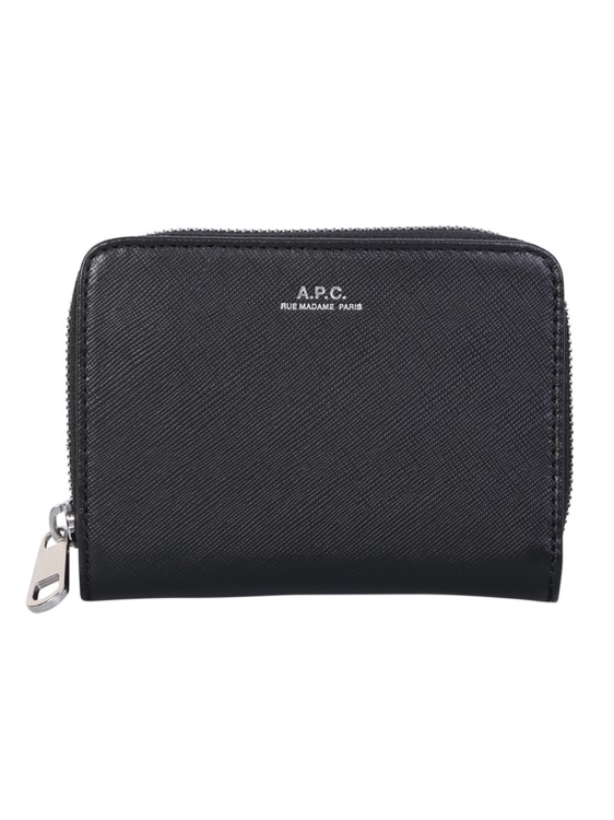 Apc Black Zipped Wallet