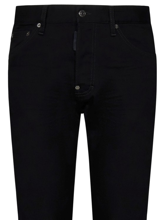 Shop Dsquared2 Five-pocket Jeans In Black