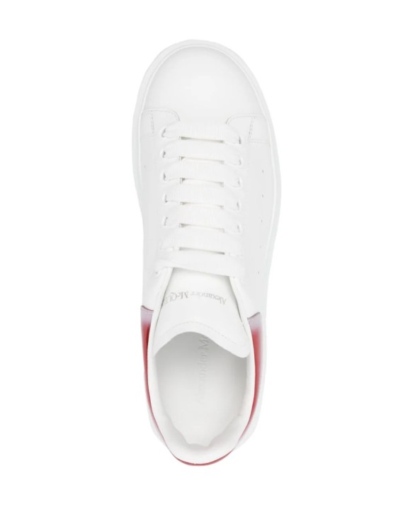 Shop Alexander Mcqueen Oversized White Sneakers