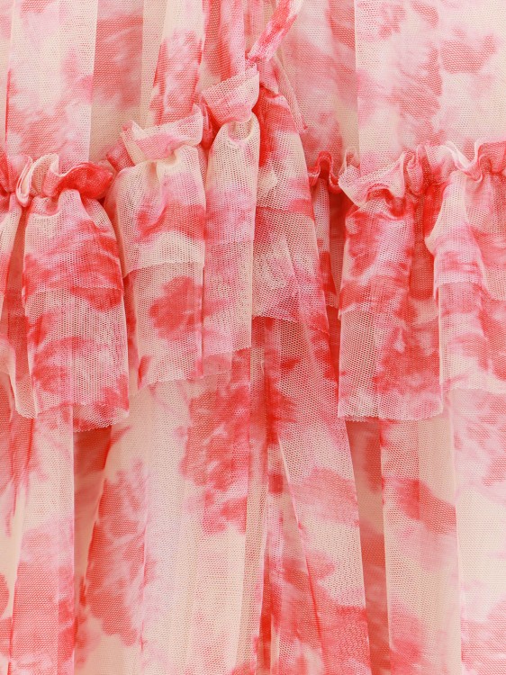 Shop Philosophy Di Lorenzo Serafini Multicolor Voile Long Dress In Pink