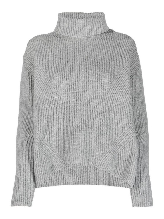 Pinko Grey Roll-neck Sweater