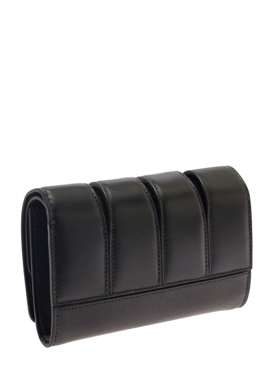 Shop Alexander Mcqueen The Slush' Black Clutch With Skull Detail In Leather
