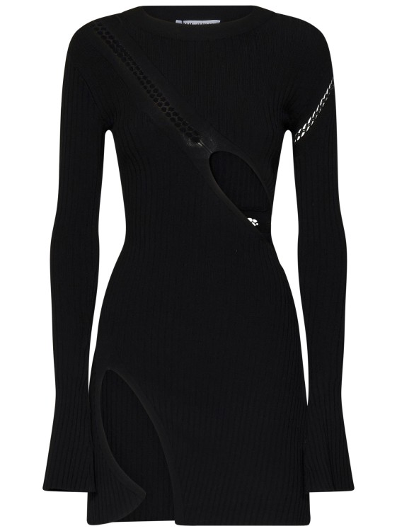 Shop Attico Black Mini Dress