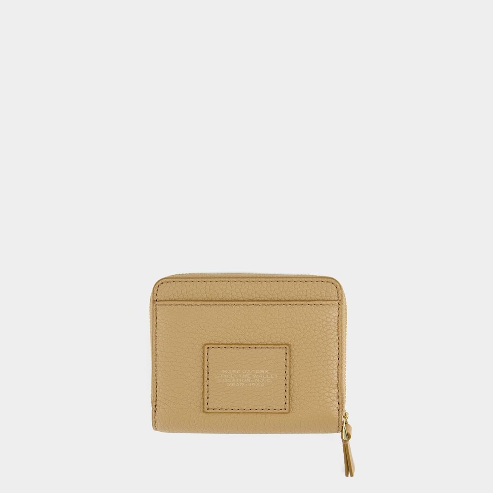 Marc Jacobs The Mini Compact Wallet -  - Leather - Brown In Brown