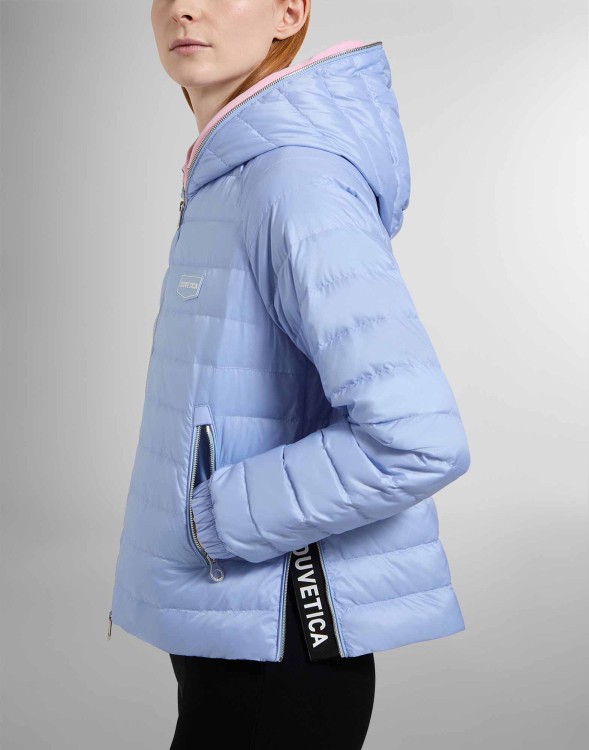 Shop Duvetica Caroma Puffer Jacket In Blue