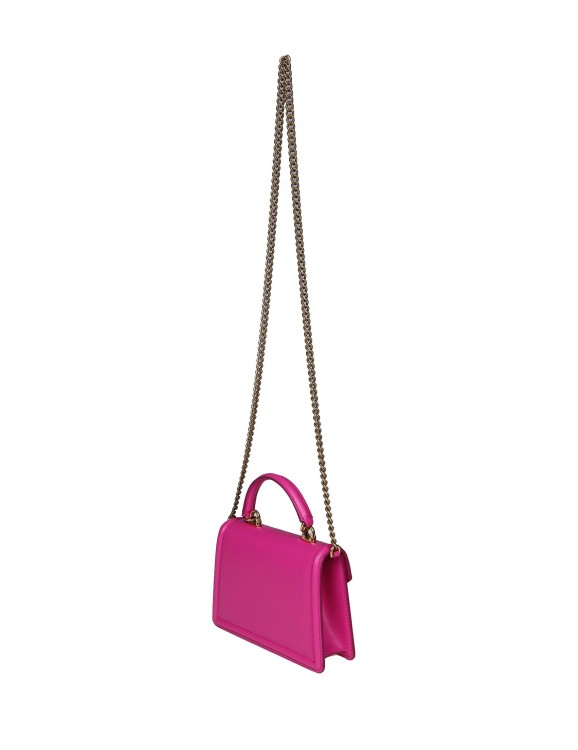 Shop Dolce & Gabbana Small Pink Leather Handbag