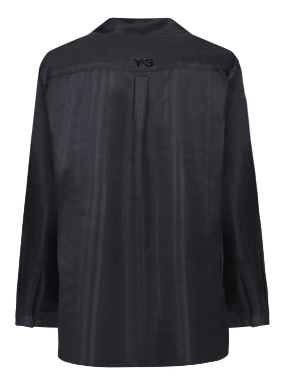 Shop Y-3 Long Sleeve Shirt In Lightweight Fabric In Black