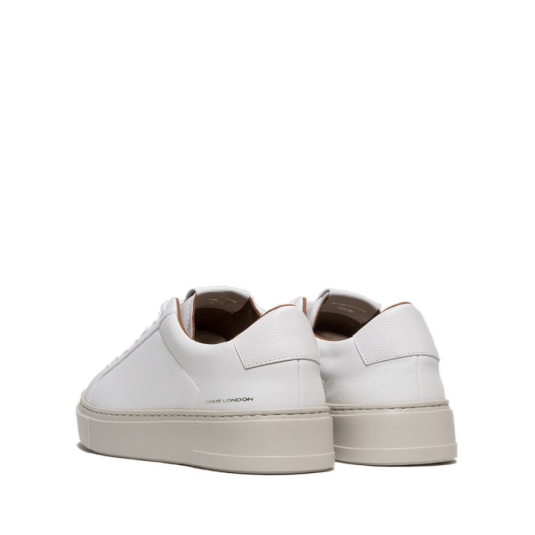 Shop Crime London Ultralight Sneaker In White Rubberised Leather