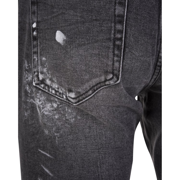 Shop Off-white Skinny Denim Jeans In Black