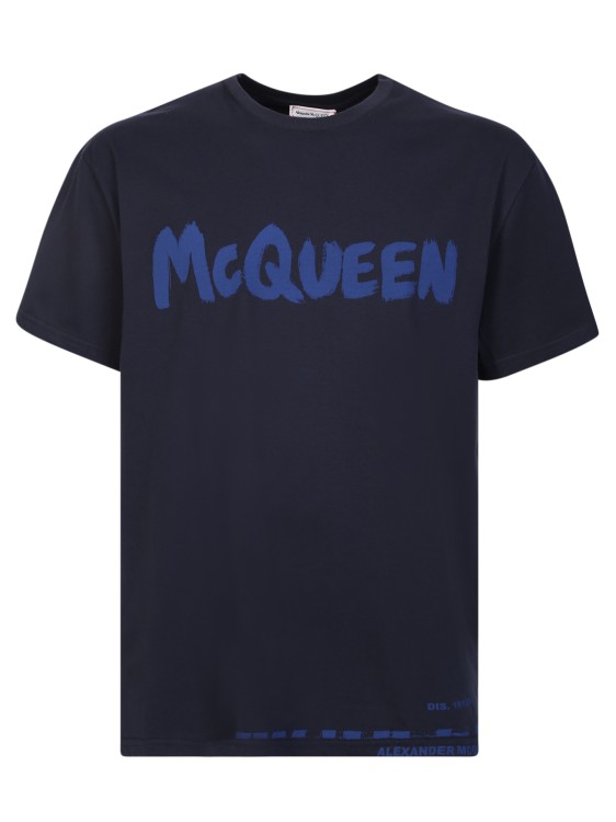 Alexander Mcqueen Lightweight Jersey T-shirt In Neutrals
