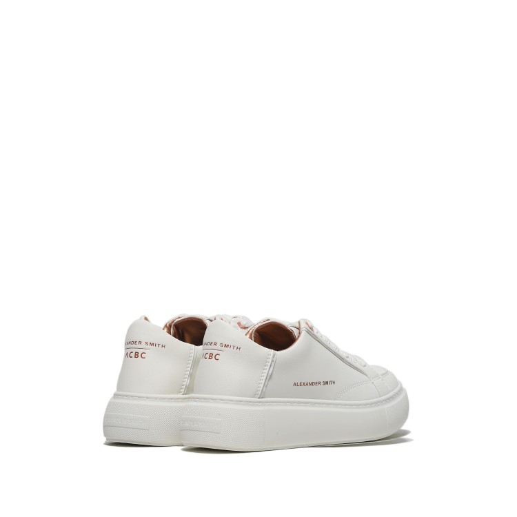 Shop Alexander Smith Vegan Sneaker In Imitation Leather Derived From White Corn