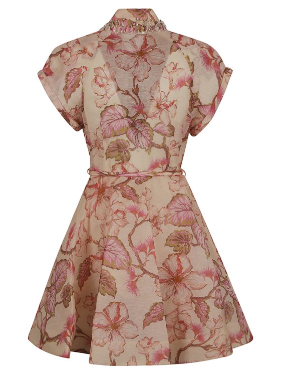 Shop Zimmermann All-over Floral Print Dress In Neutrals