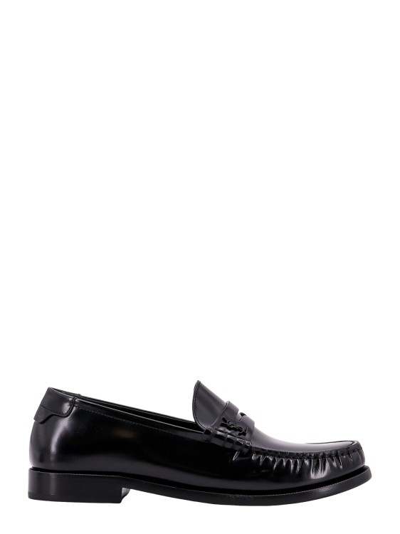 Saint Laurent Black Leather Loafer
