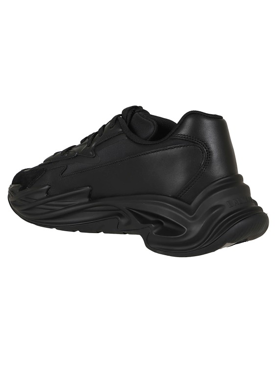 Shop Balmain B-dr4g0n-faux Leather&suede Black Calf Suede Sneakers