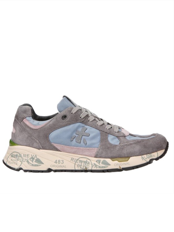 Premiata Suede And Fabric 42 Mase Sneakers In Grey