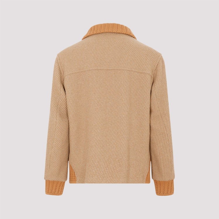 Shop Etro Beige Wool Jacket In Neutrals
