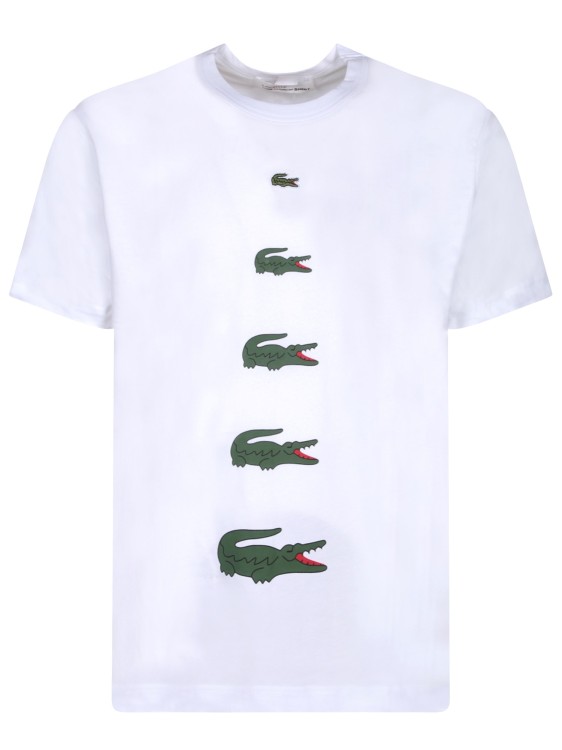 Comme Des Garçons Frontal Print White T-shirt