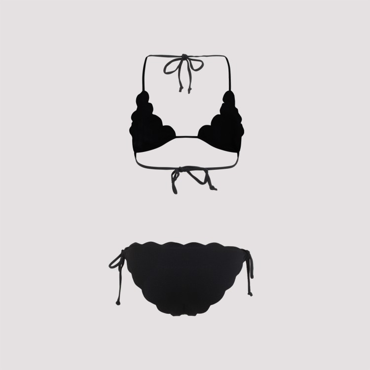 Shop Marysia Broadway Top Mott Bottom Black Polyamide Bikini